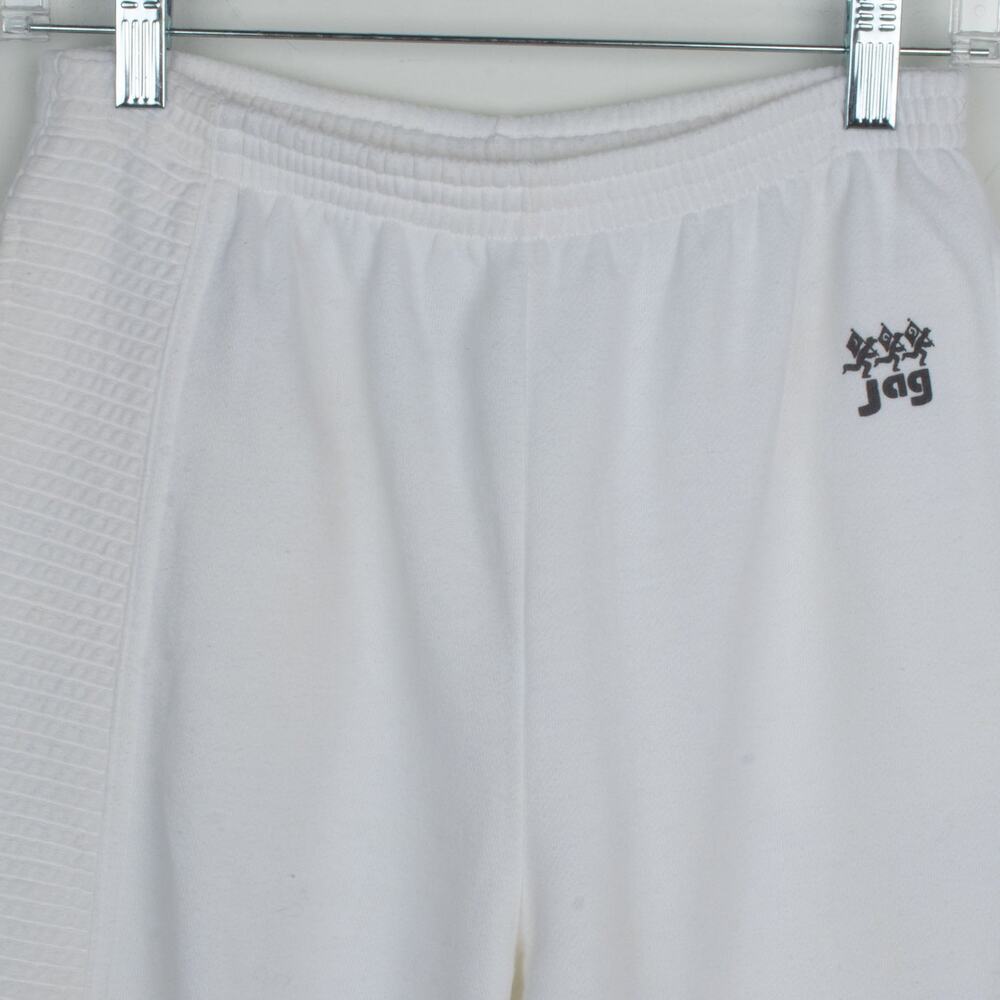 Vintage 80s White Sweatsuit Set Size S Jag Club - Picture 6 of 8